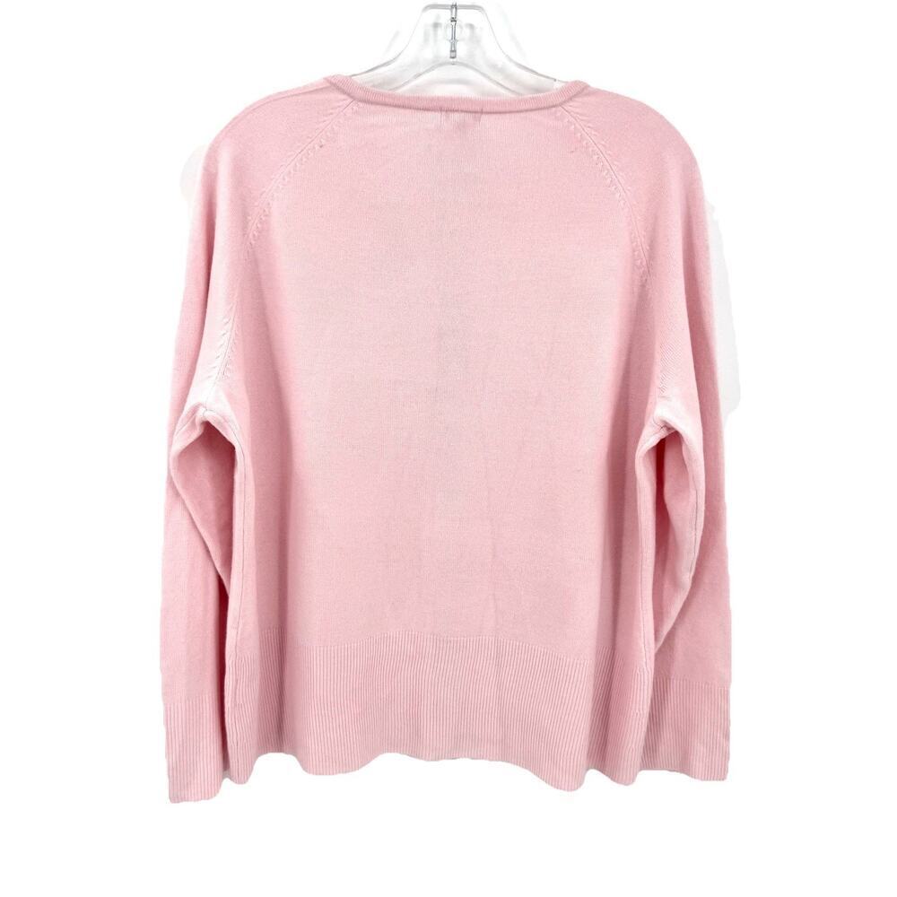 Apt. 9 Smoky Pink Long Sleeve Jewel Button Front Cardigan Womens Sweater Size 1X - Picture 3 of 10